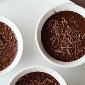 Mousse de Chocolate com Laranja