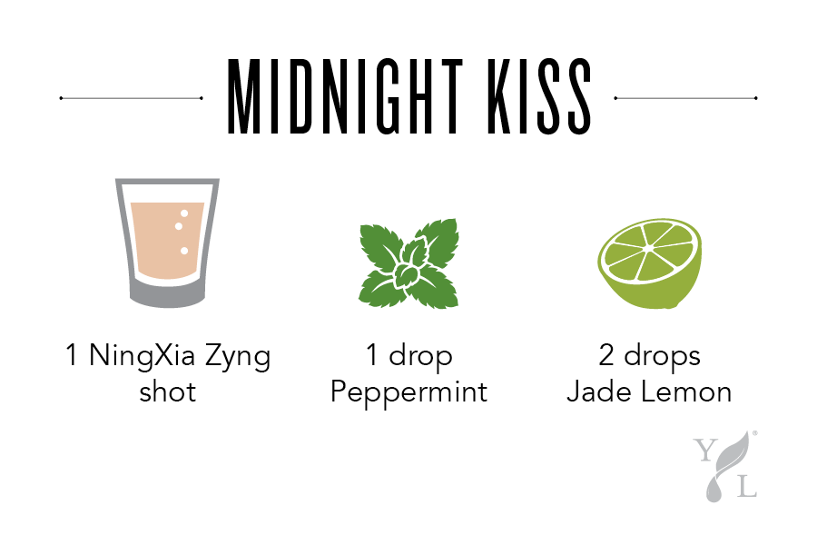 NingXia Bar Shot Idea "Midnight Kiss" - Young Living