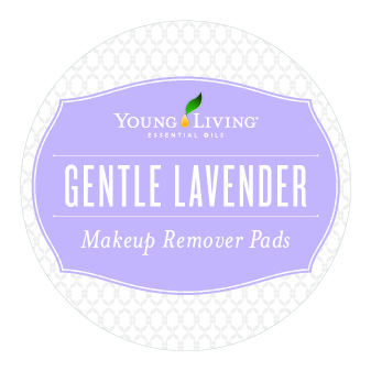 Young Living Lavender Makeup Remover Lid Label
