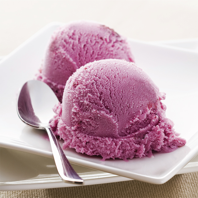 Homemade Blueberry Lavender Ice Cream Recipe Tile
