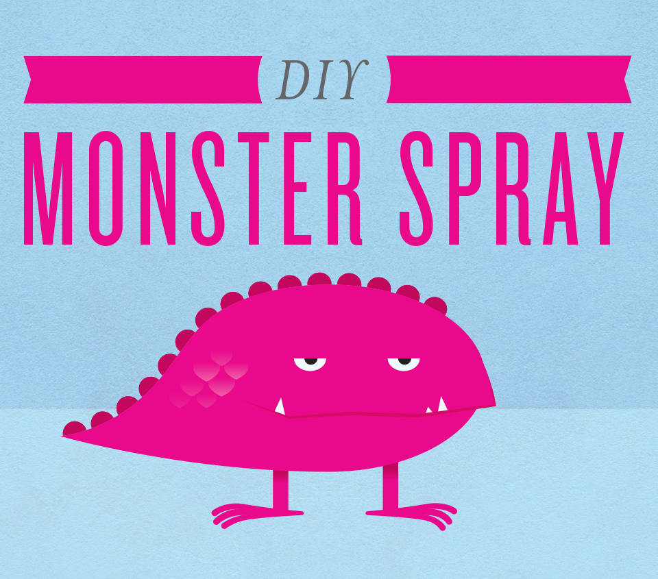 DIY Monster Spray Label