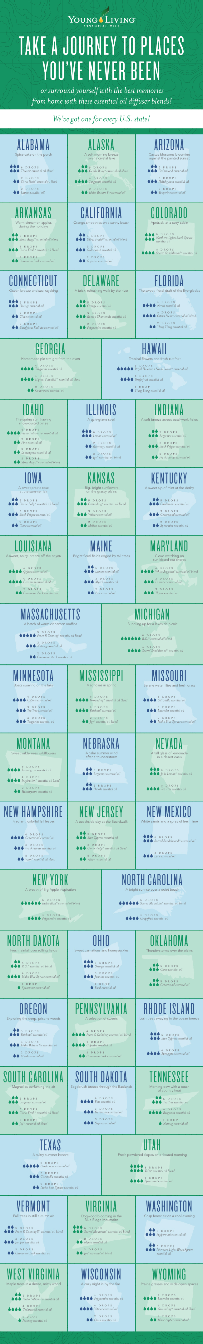 diffuser blends for every state