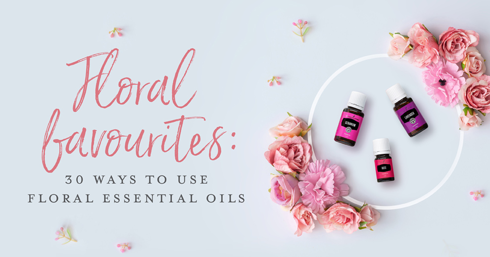 Floral essential oils