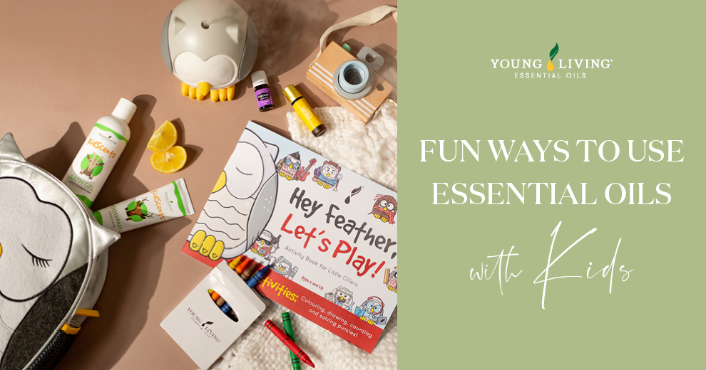 Fun Ways to Use Essential Oils with Kids Header