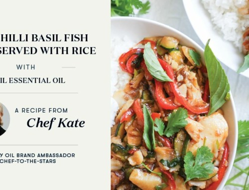 Thai Chili Basil Fish Fillets with Rice