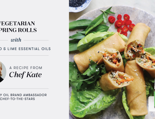 Baked Vegetarian Spring Rolls
