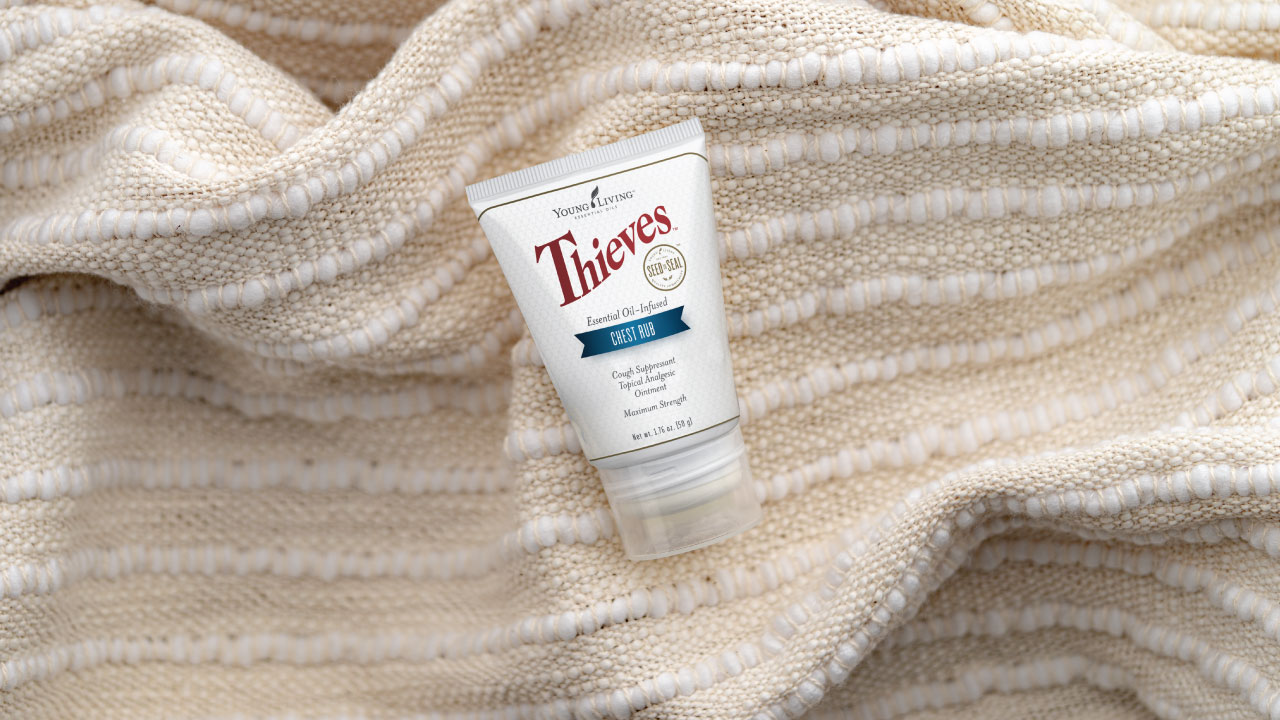 thieveschestrub Baume pour le thorax soulageant la toux Thieves