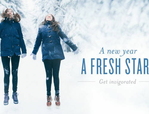 A new year. A fresh start. Get invigorated.