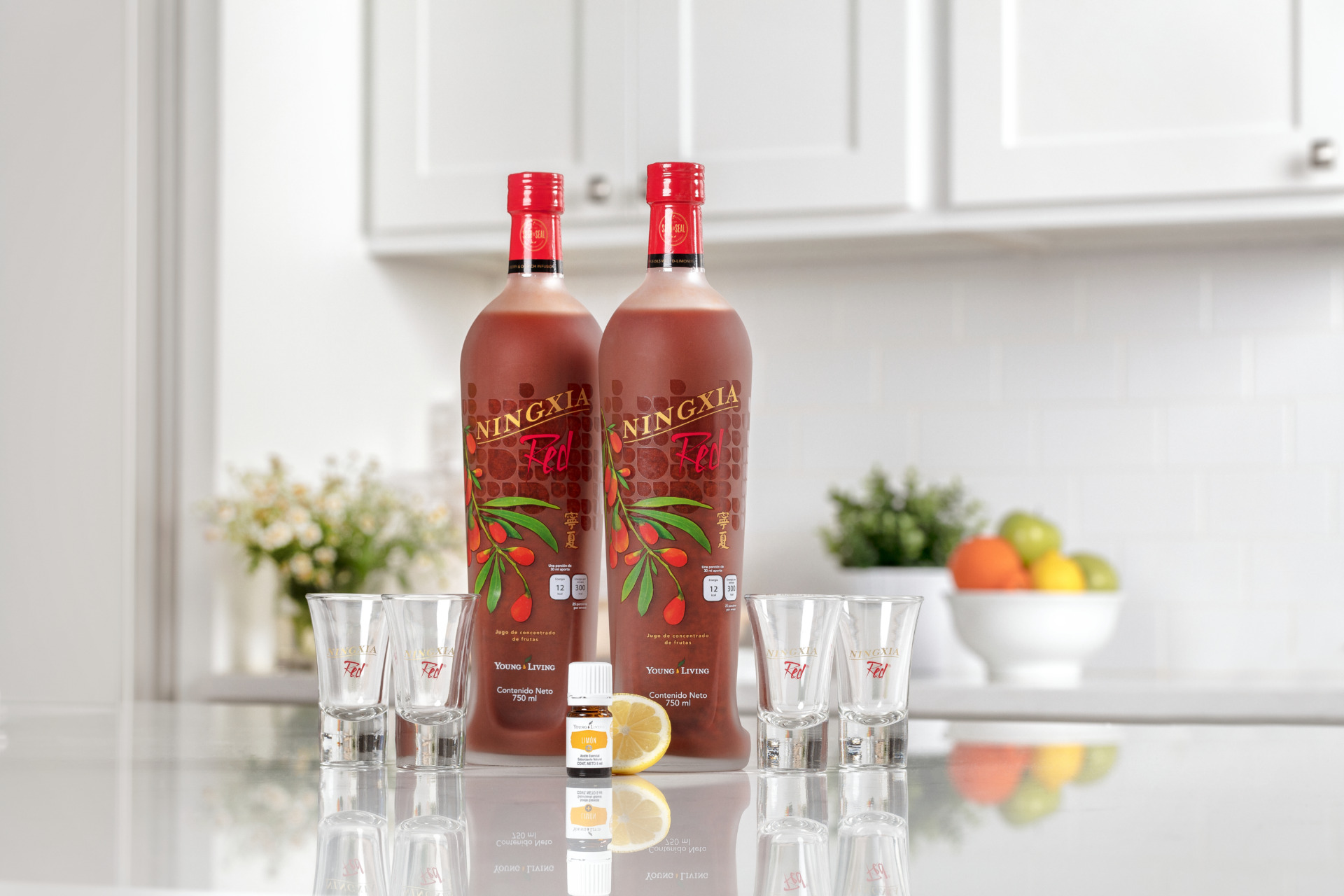 ningxia Ningxia red with shot glasses