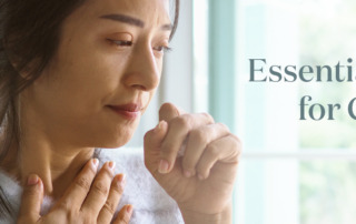 picture of woman coughing with the title of the blog