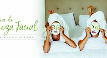 Limpieza facial con aceites esenciales