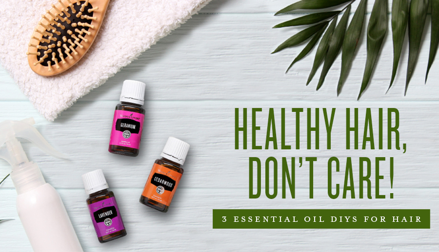 Essential Oils for Hair Care Products