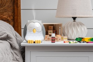 Snowy the owl diffuser e o óleo essencial Kidscents