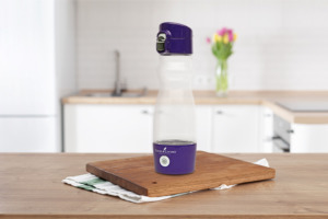 HydroGize Water Bottle in de keuken