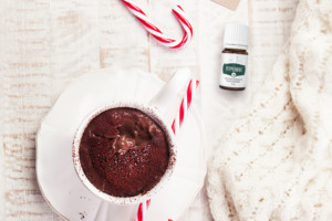 Hot Chocolate with Peppermint+ essential oil