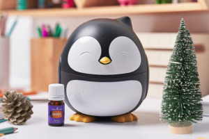 Aromatizator Happy the Penguin cu 5 ml de ulei esențial de lavandă