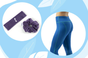 Young Living Yoga Leggings für Damen & Haar Accessoires