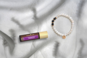 Tranquil Roll-On y Pulsera con cuentas de lava