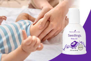 Babymassage und Young Living Seedlings® Baby Oil