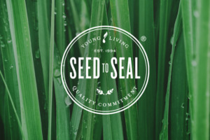 Image of Young Living’s Seed to Seal stamp.