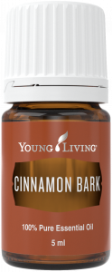 Bottle of Young Living Cinnamon Bark Essential Oil