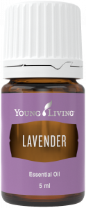Bottle of Young Living Lavender Essential Oil