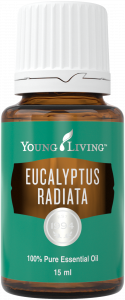 Bottle of Eucalyptus Radiata Essential Oil