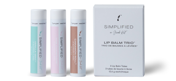 シンプリファイド バイ ジェイコブ＆ケイト リップバームトリオ