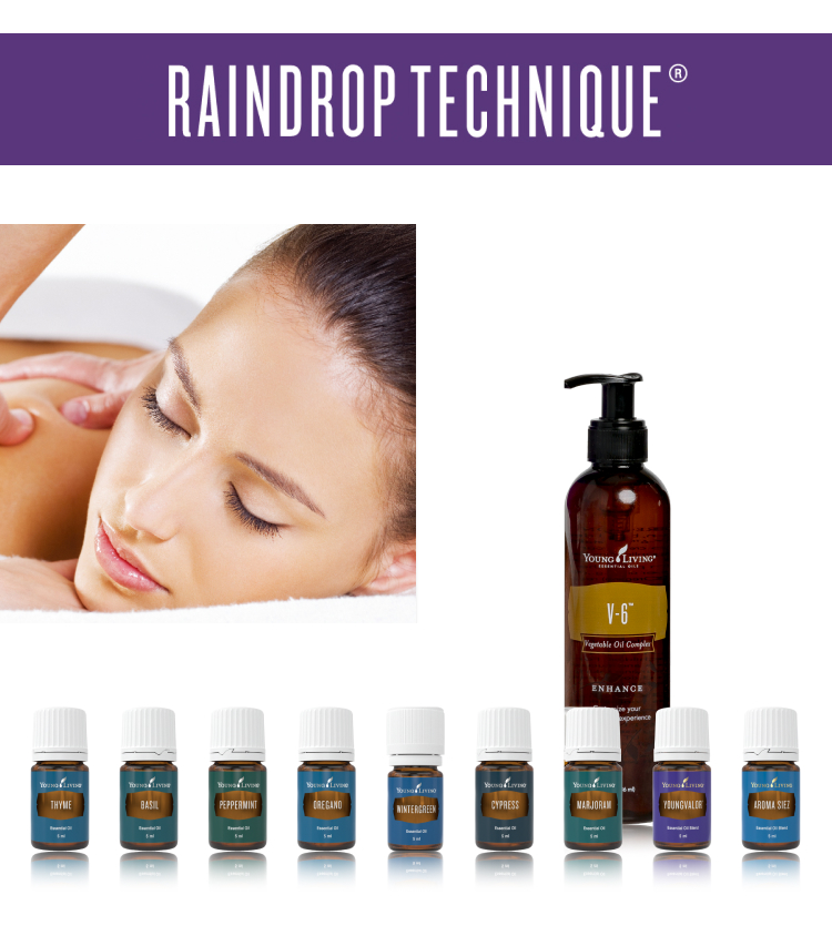 ヤングリビング レインドロップ テクニック ウィンターグリーン