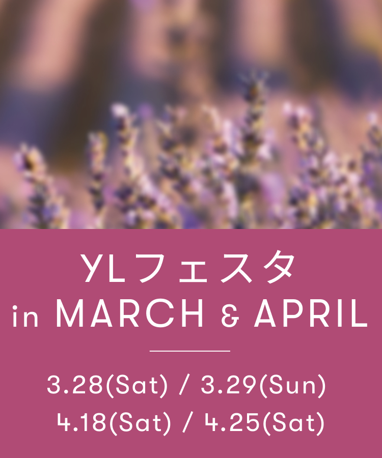 YLフェスタ3~4月のご案内 | アロマ体験型イベント・YLフェスタを開催!