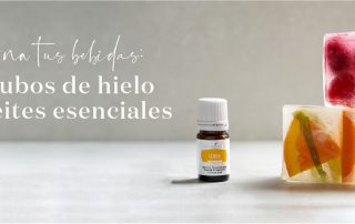 Cubos de hielo con aceites esenciales