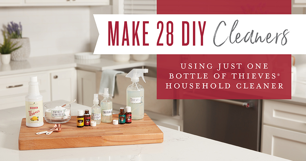 28 DIY cleaners with just one bottle of Thieves Household Cleaner Young Living New Zealand
