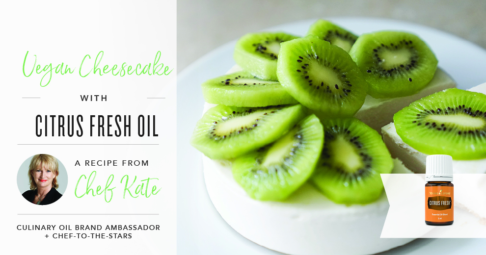 Vegan Cheesecake with Citrus Fresh