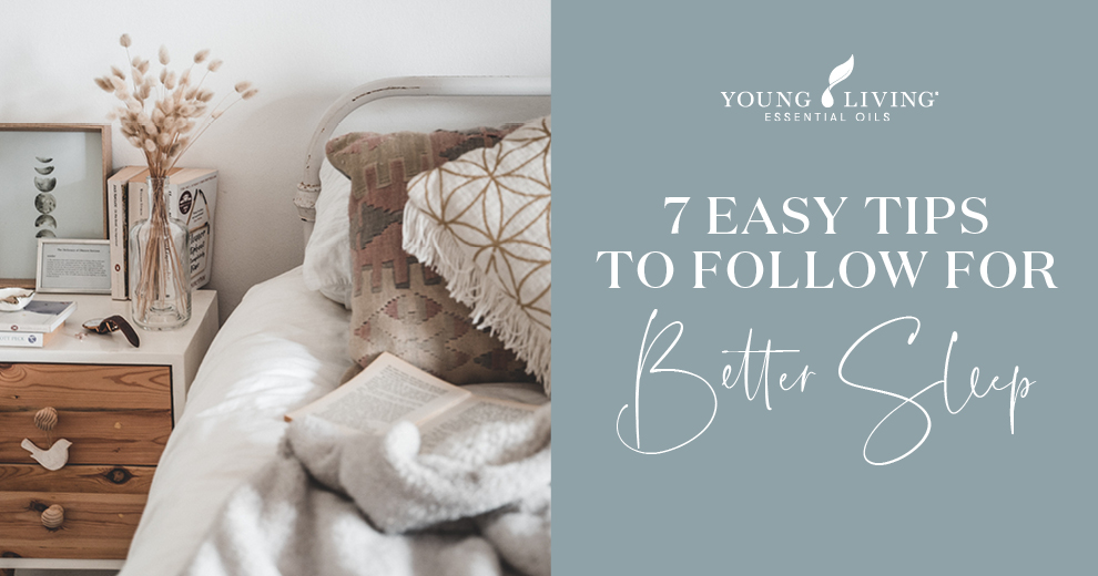 7 Easy Tips to Follow for Better Sleep Header
