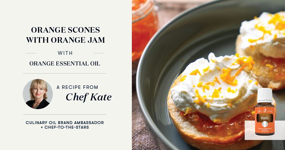 Orange Scones with Orange Jam