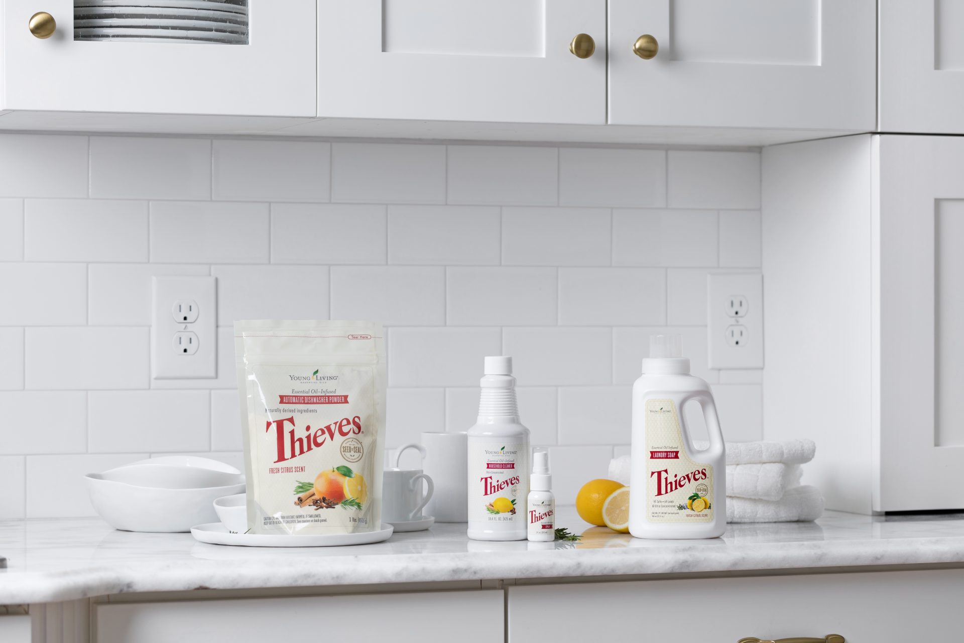 Cleaning Your Kitchen with Thieves Products