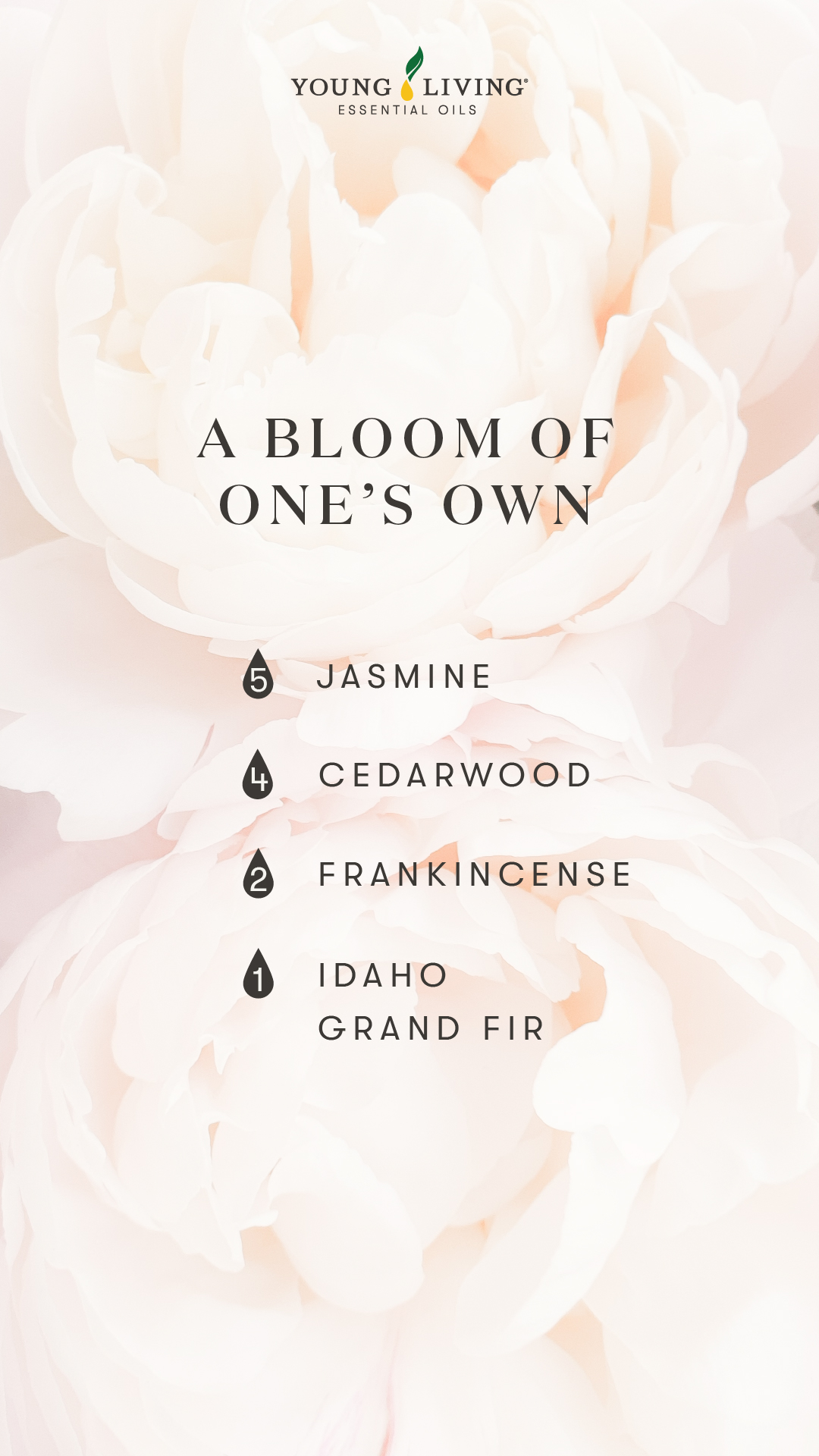A bloom of one's own diffuser blend
