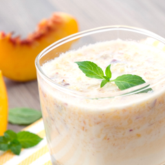 Peach Mango Breakfast Smoothie