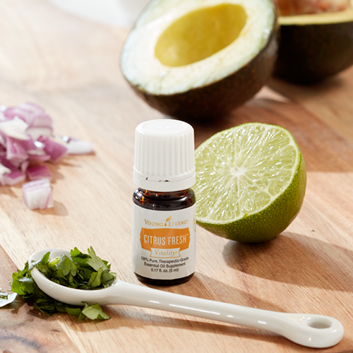 Guacamole Recipe with Young Living Vitality Essential Oils