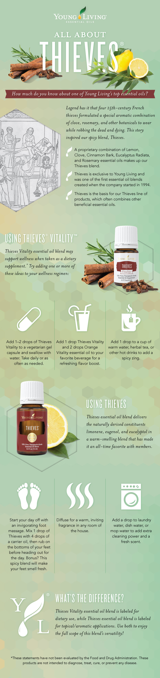 Young Living All About Thieves_Infographic