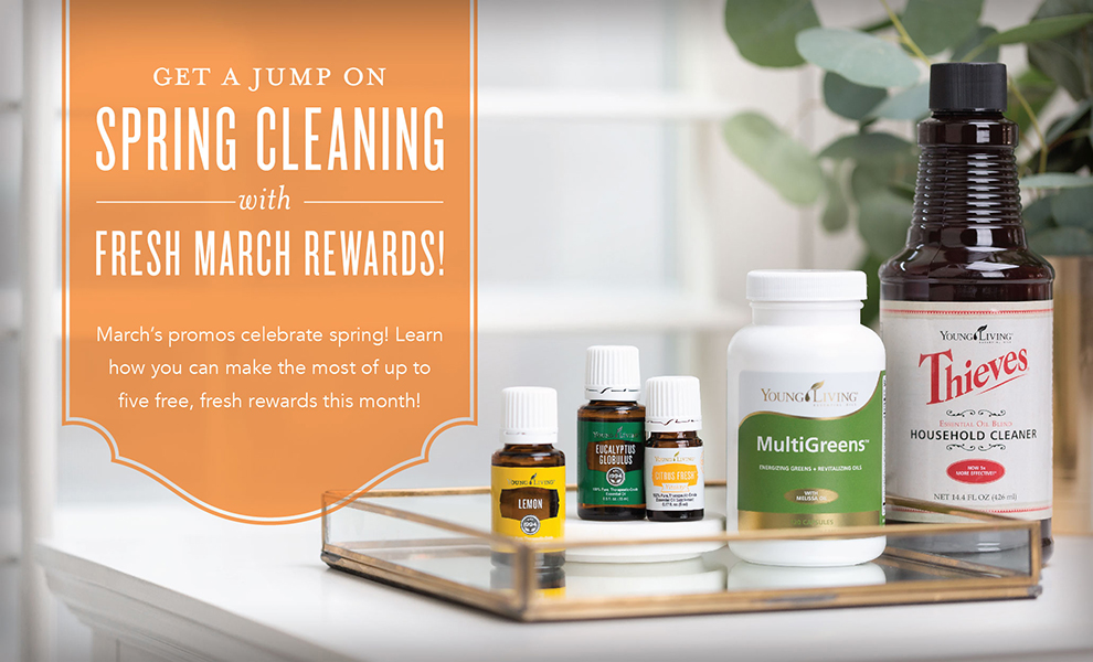 Get a Jump on Spring Cleaning with Fresh March Rewards! Viva la