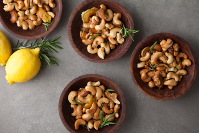 Warm Rosemary-Lemon Cashews Recipe