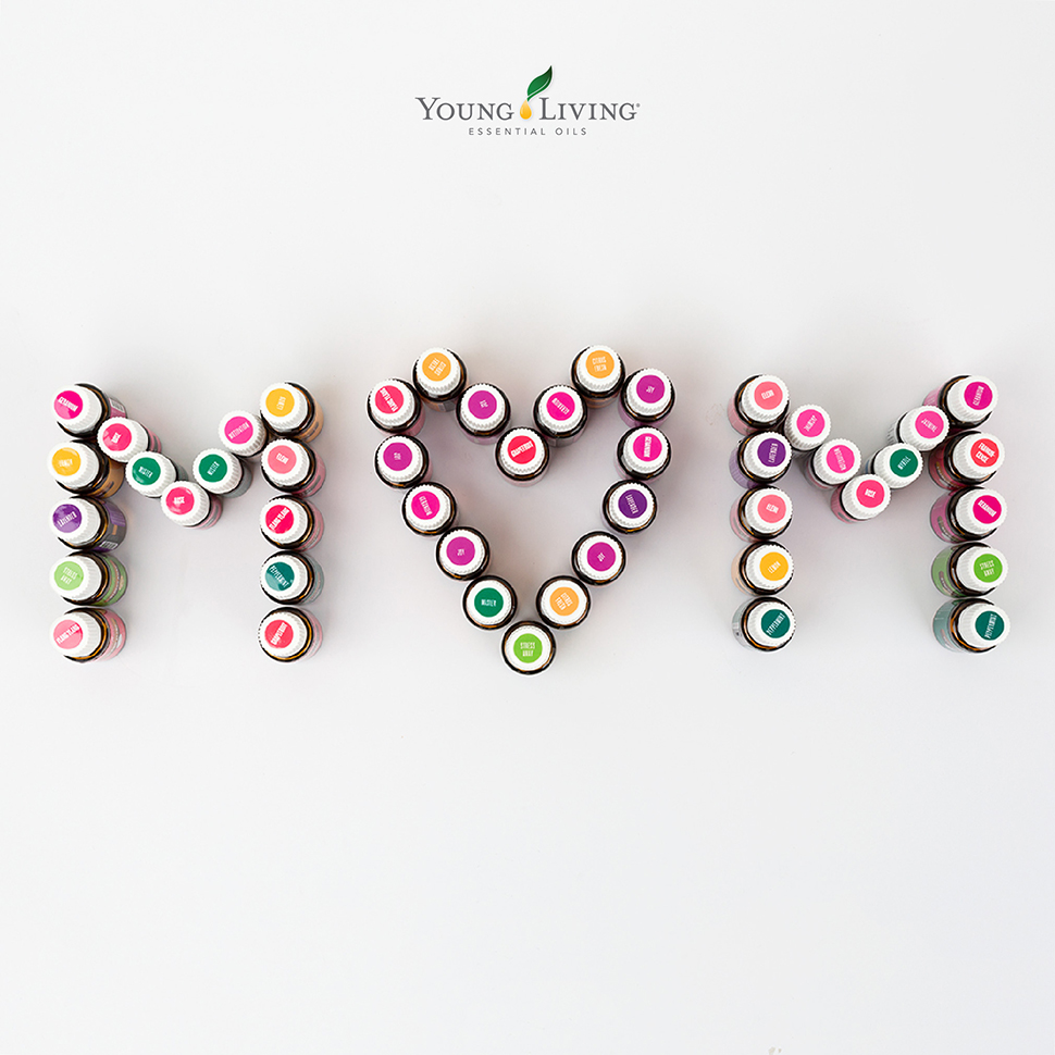 Mom Mom with essential oils