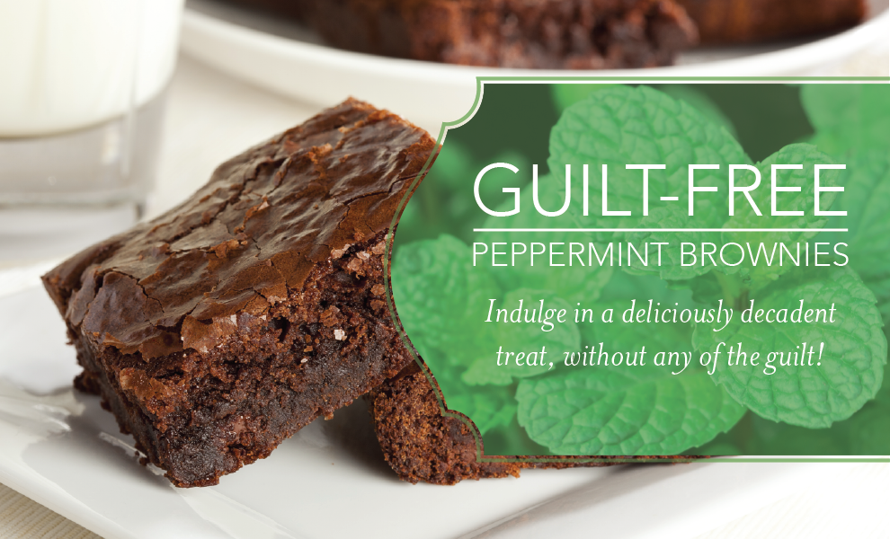 Young Living - Guilt-Free, Black Bean Brownies with Peppermint Vitality Essential Oil