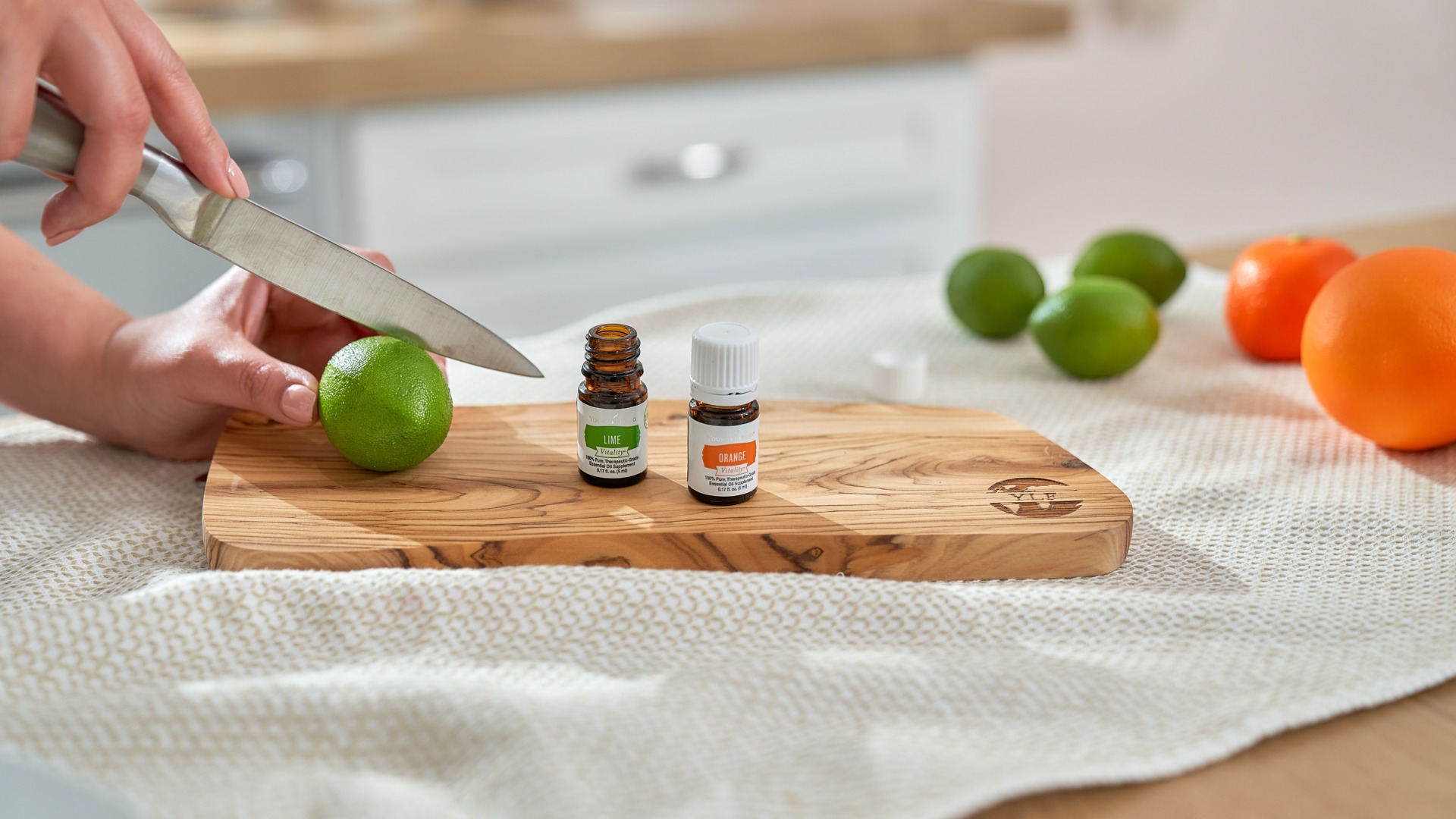 OliveWoodKitchenCollection Vitality essential oils