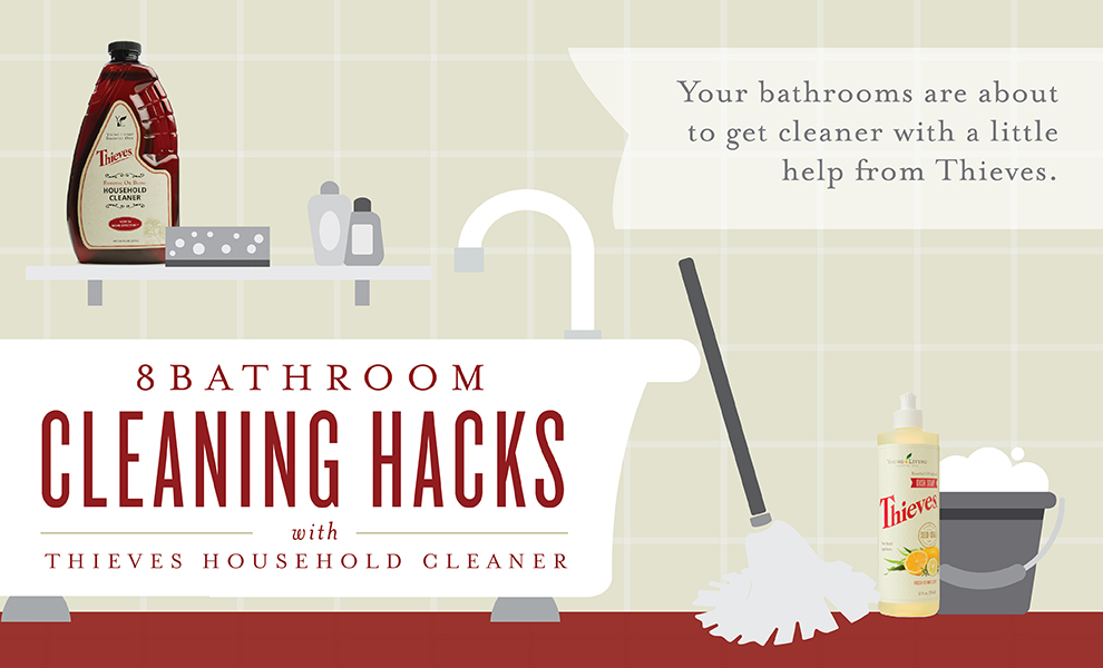 Bathroom Cleaning Hacks with Young Living