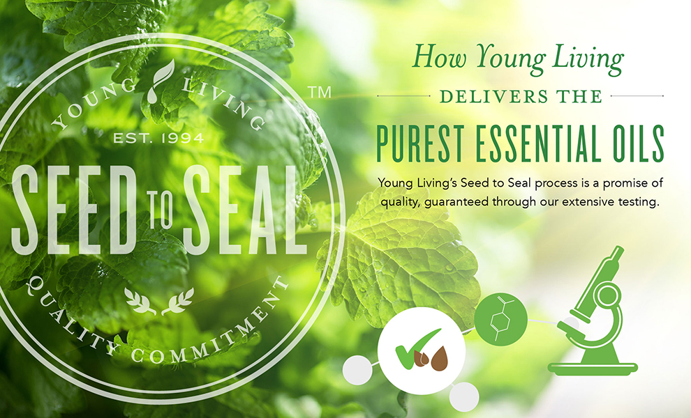 Young Living's Seed to Seal Process - oil testing, Melissa