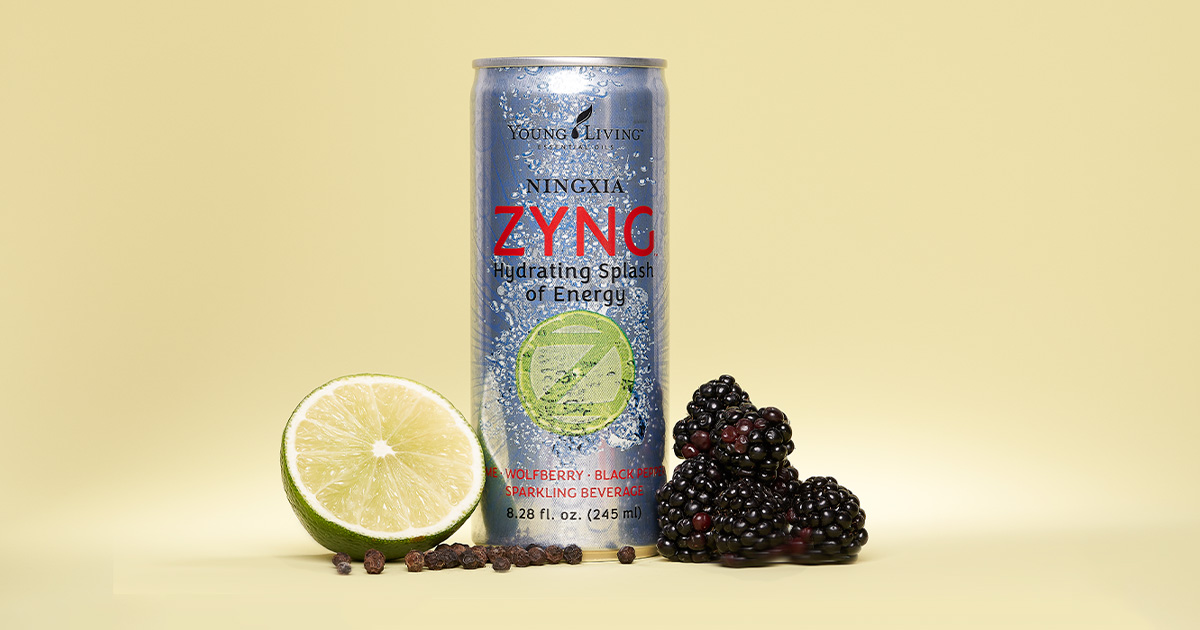 Ningxia Zyng with Lime and Blackberries