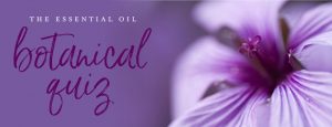 The essential oils botanical quiz