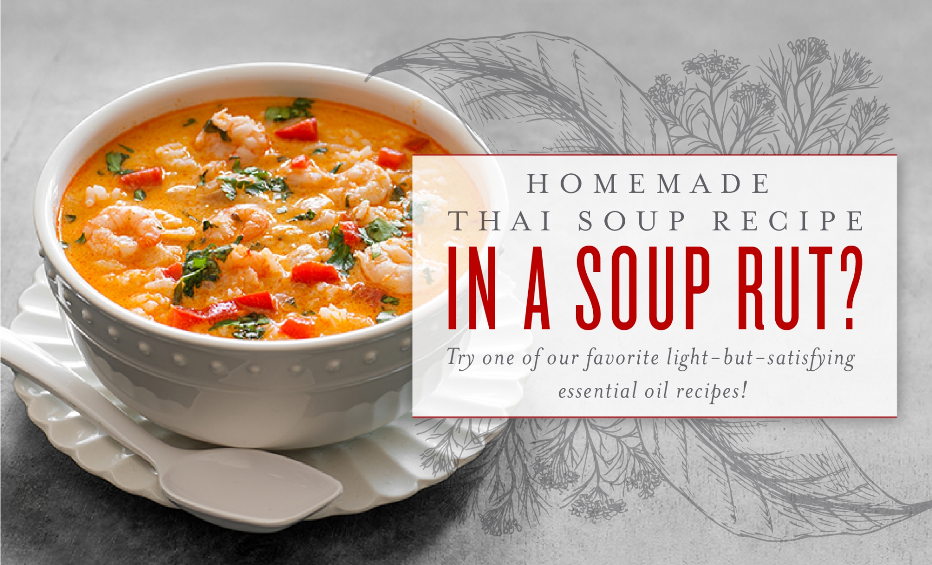 Homemade Thai Soup Recipe Header